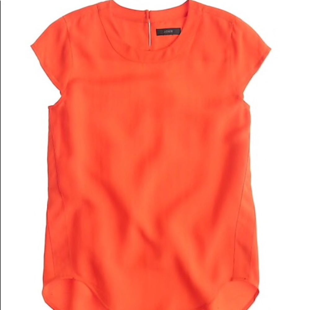 🌟J.Crew Crepe Cap Sleeve Top🌟